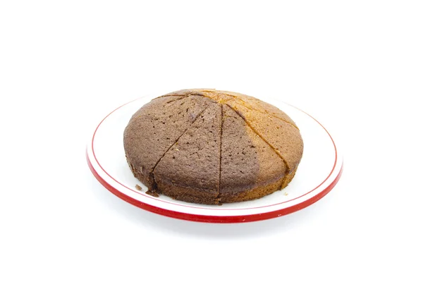 Taze pişmiş mermer kek. — Stok fotoğraf