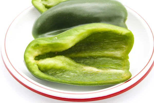 Fresh Green Bell Pepper — Stock Photo, Image