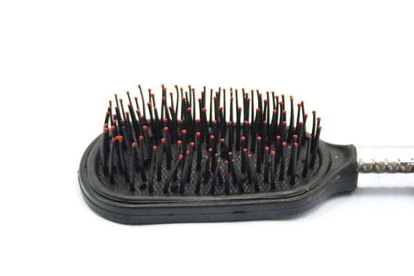 Schwarze Haarbürste zur Haarpflege — Stockfoto