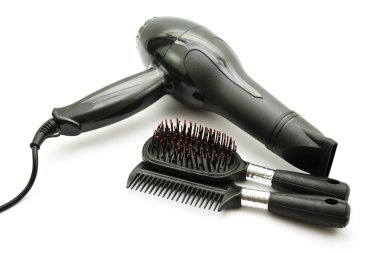 plastik tarak ile saç kurutma makinesi