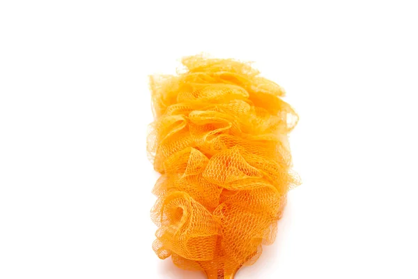 Orange Netsponge for Body Care — Stock Photo, Image