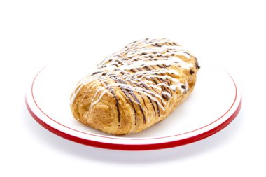 plaka üzerinde taze pişmiş hamur işleri