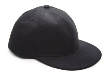 beyzbol kap beyaz zemin üzerine