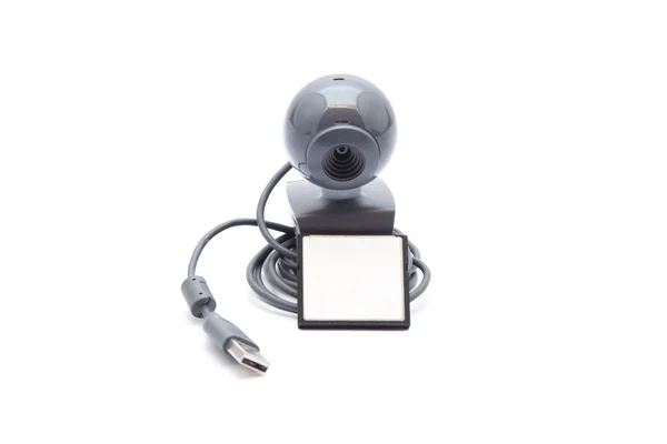 Webcam with Card Medium — Stock Photo, Image