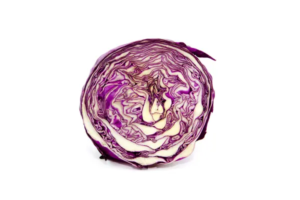 Red Cabbage on white background — Stock Photo, Image