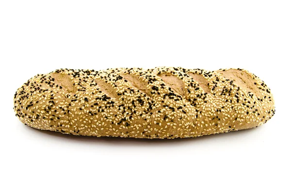Pão de grão marrom assado fresco — Fotografia de Stock