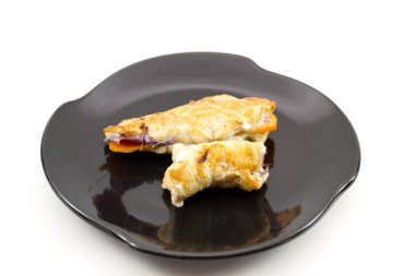 taze kavrulmuş ve doldurulmuş tavuk göğsü