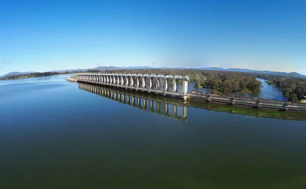Albury New South Wales Avustralya Hume Barajı Yakınlarındaki Murray Nehrinin — Stok fotoğraf