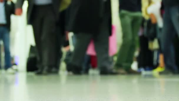 La foule de l'aéroport — Video