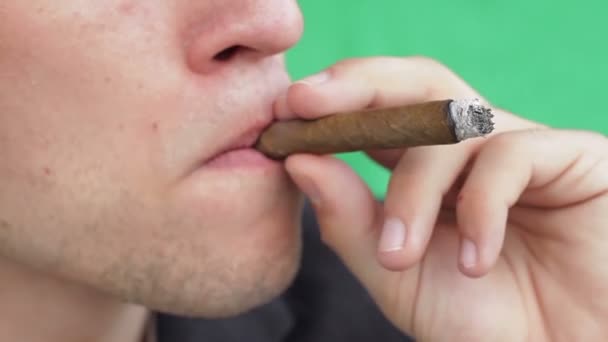 雪茄 — 图库视频影像