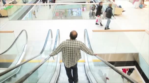 Abertura do shopping — Vídeo de Stock