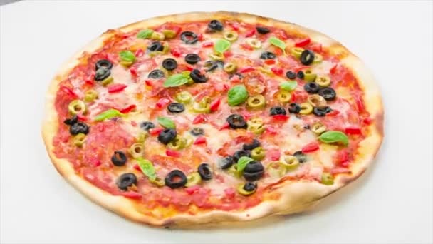La pizza — Vídeo de stock