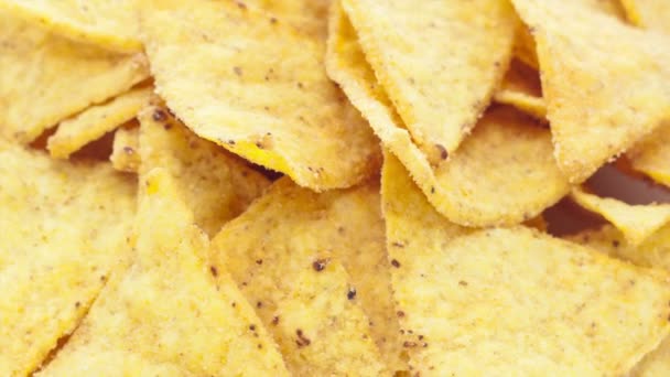 Kukuřičné nachos — Stock video