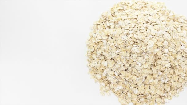 Raw oat — Stock Video