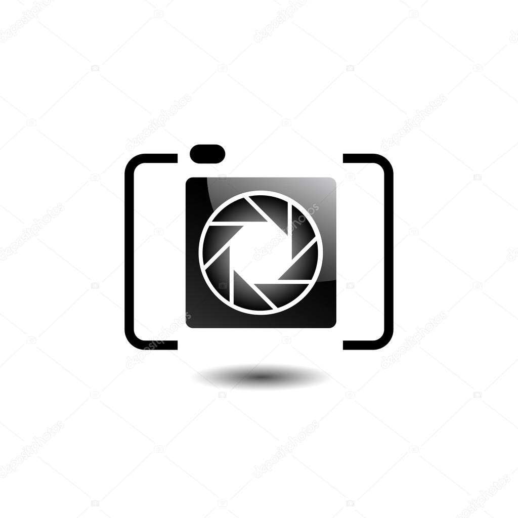 Black photography logo