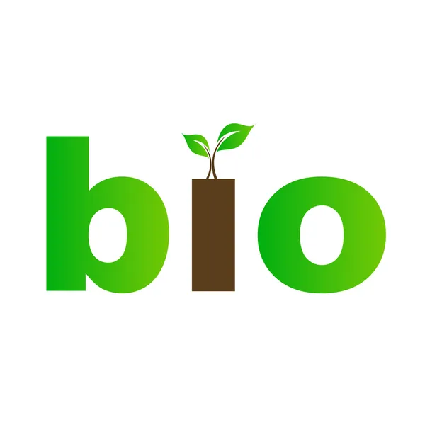 Bio-logo — Stockvector