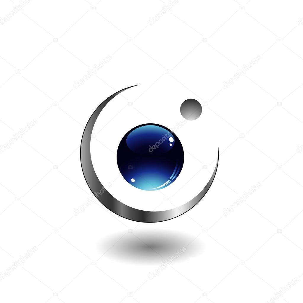 3d eye logo