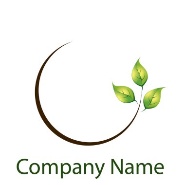 organik yaprak logosu