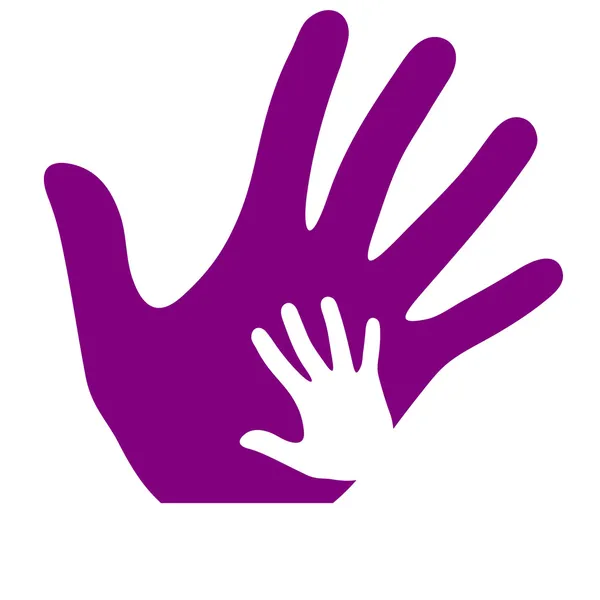 Mãos Logo —  Vetores de Stock