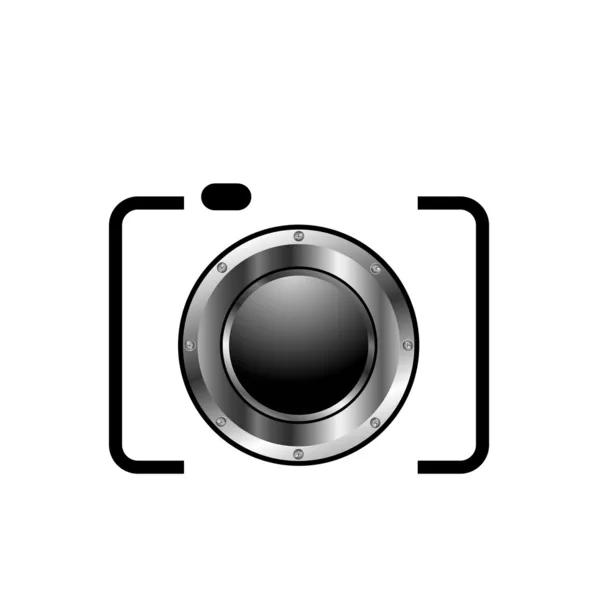 3D-Fotografie-Logo — Stockvektor
