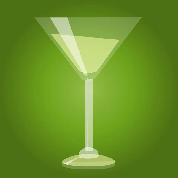 Martini Glass — Stock Vector