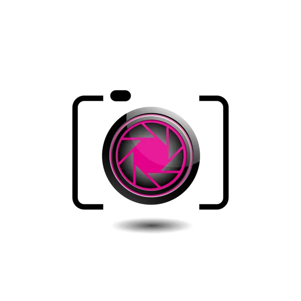Logo de fotografía — Vector de stock