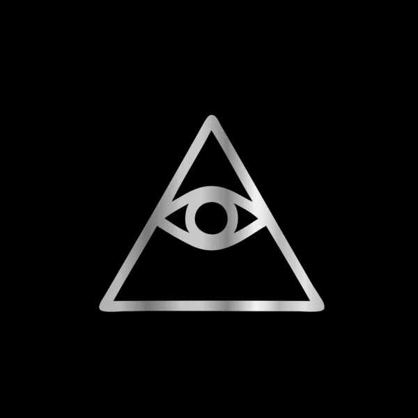Cao dai Eye of Providence- icône religieuse — Image vectorielle
