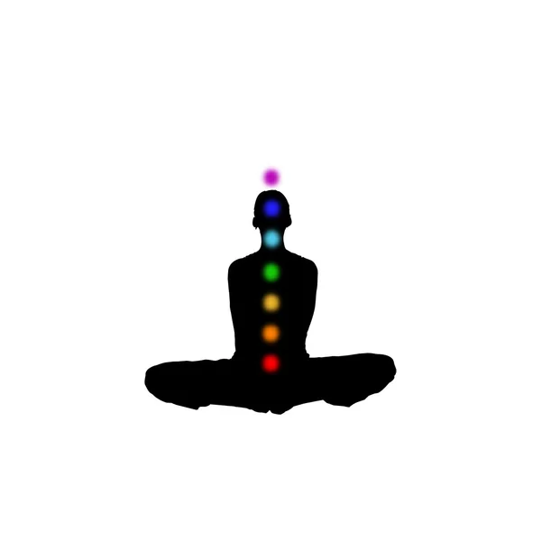 Os 7 chakras —  Vetores de Stock