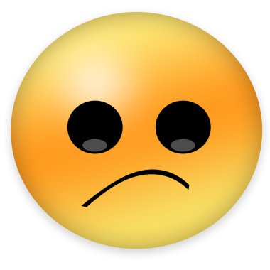 üzgün smiley