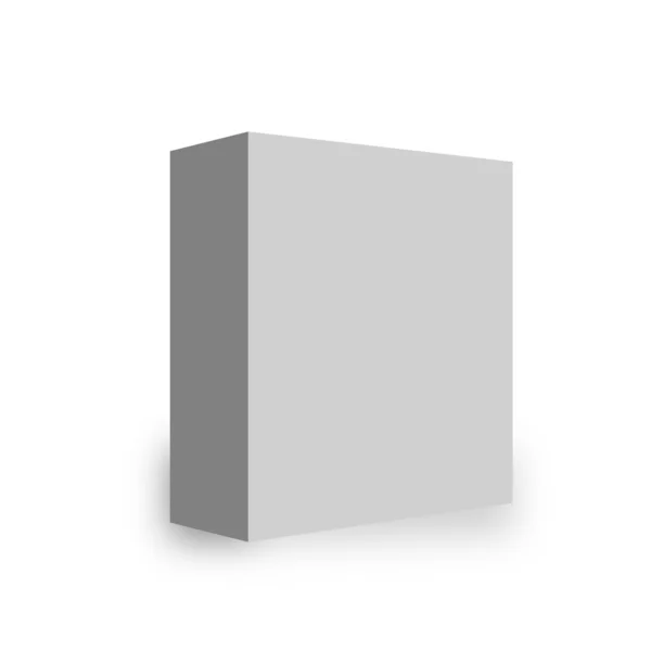Caja 3D — Foto de Stock