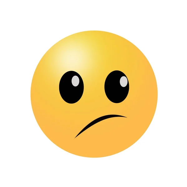 Sad smiley — Stock Photo, Image