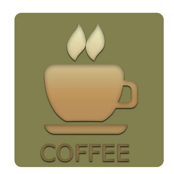 Tasse à café symbole — Photo