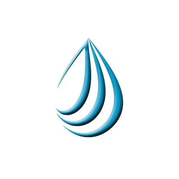 Logo acqua minerale — Foto Stock