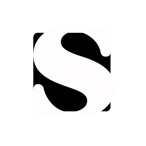 S logotyp — Stockfoto