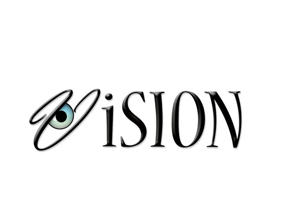 Vision logotyp — Stockfoto