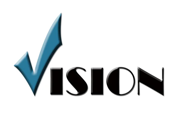 Vision logotyp — Stockfoto