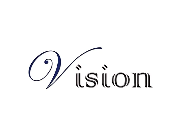 Vision logotyp — Stockfoto