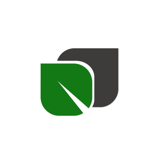 Hinterlässt Logo — Stockfoto
