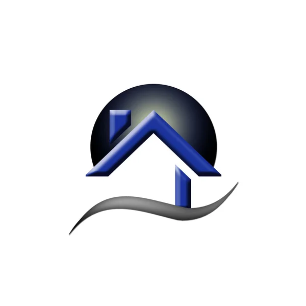 地产logo — 图库照片