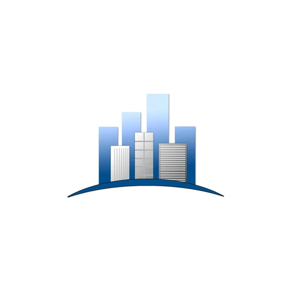 Логотип недвижимости — стоковое фото