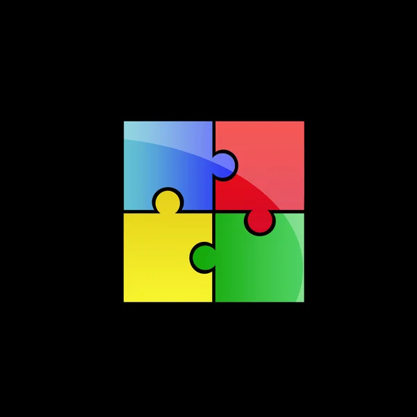 Разноцветный логотип — стоковое фото
