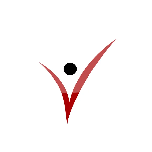 Virtuella arbetare logotyp — Stockfoto