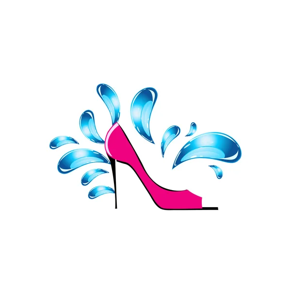 ピンクの靴 — ストックベクタ