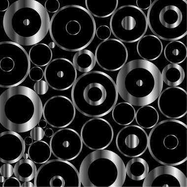 Gümüş daireler ile arka plan