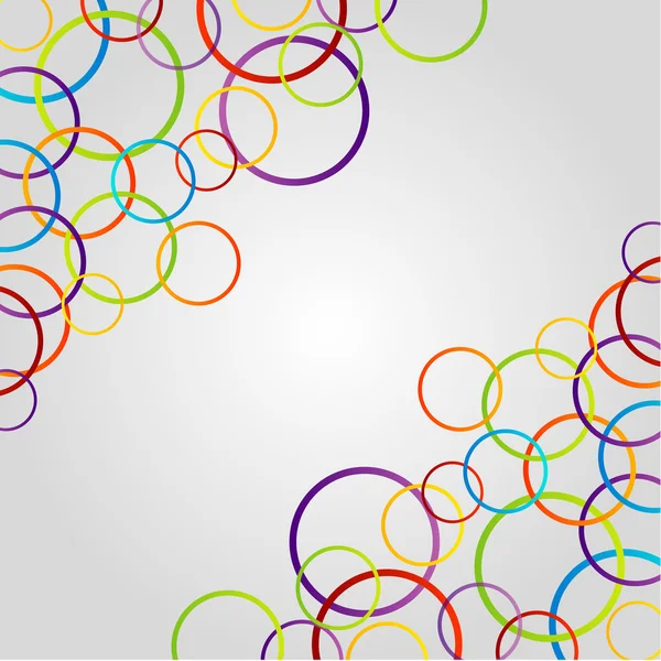 Creative background with circles — Stock Vector