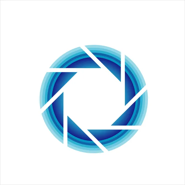 Фотографія логотип — стоковий вектор