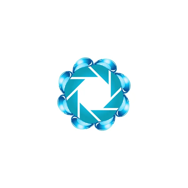 Logo della fotografia — Vettoriale Stock
