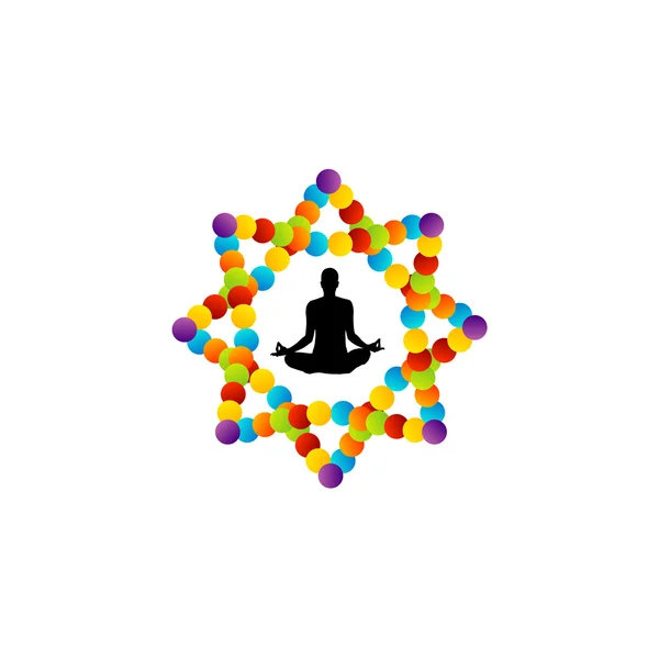 Symbol of kundalini yoga — 스톡 벡터