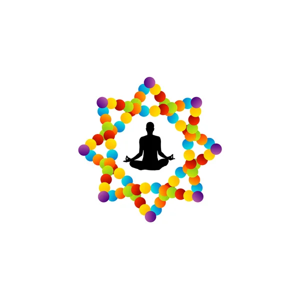 Símbolo de kundalini yoga — Vector de stock