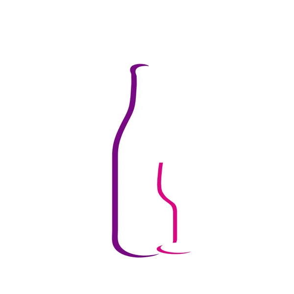 飲料ビジネスのロゴ — ストックベクタ